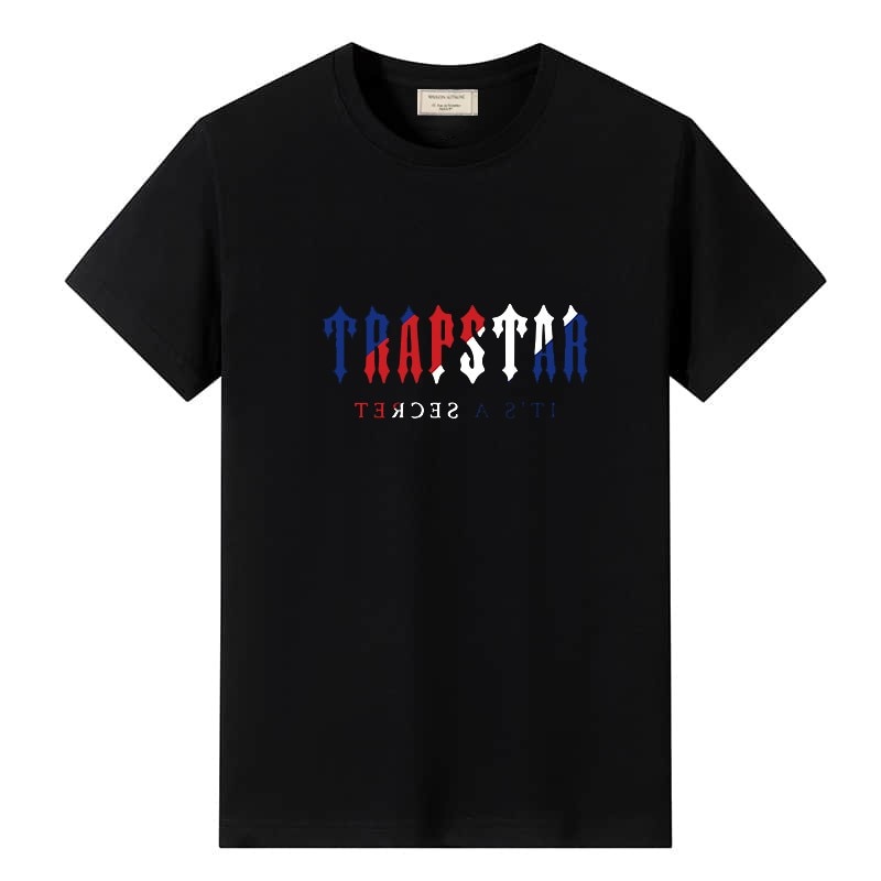 2023 Men's 100% cotton sports printing short-sleeved T-shirt Men's half-sleeved summer casual oversized T-shirt Men's shirt