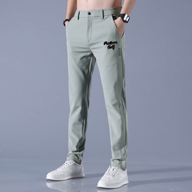 Men's Brand Clothing Spring and Summer Straight Suit Trousers Formal Business Fashion Red Black Blue Solid Color Trousers